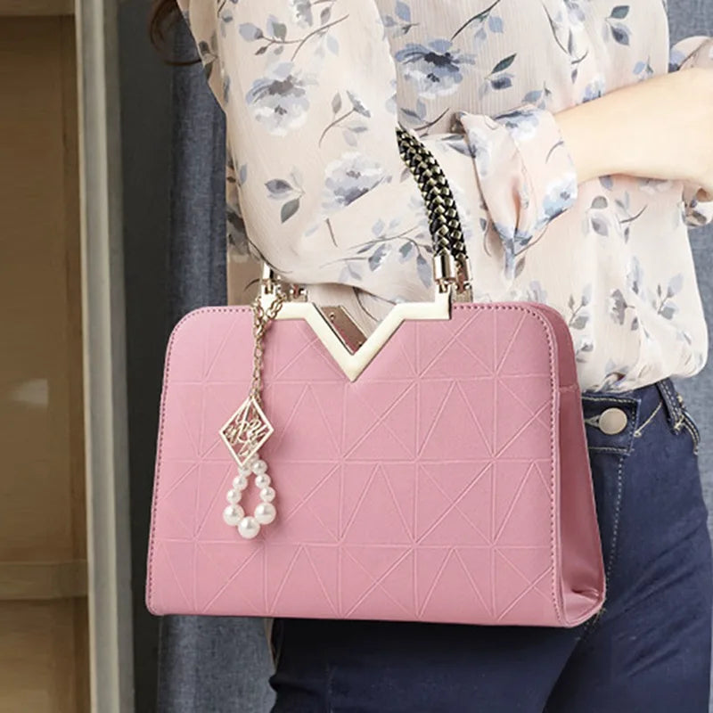 Patchwork Shoulder Messenger Bag | Luxury Elegant Handbag