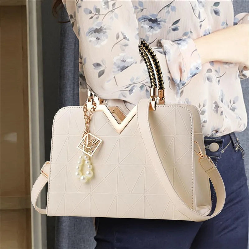 Patchwork Shoulder Messenger Bag | Luxury Elegant Handbag