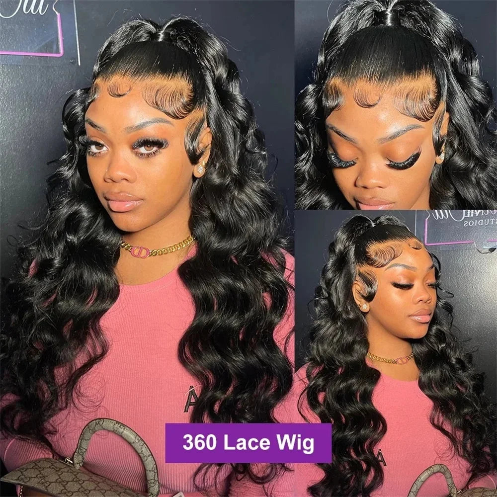 Brazilian Body Wave 13x6 / 360 HD Transparent Lace Front Wig | Pre-Plucked 13x4 Lace Front