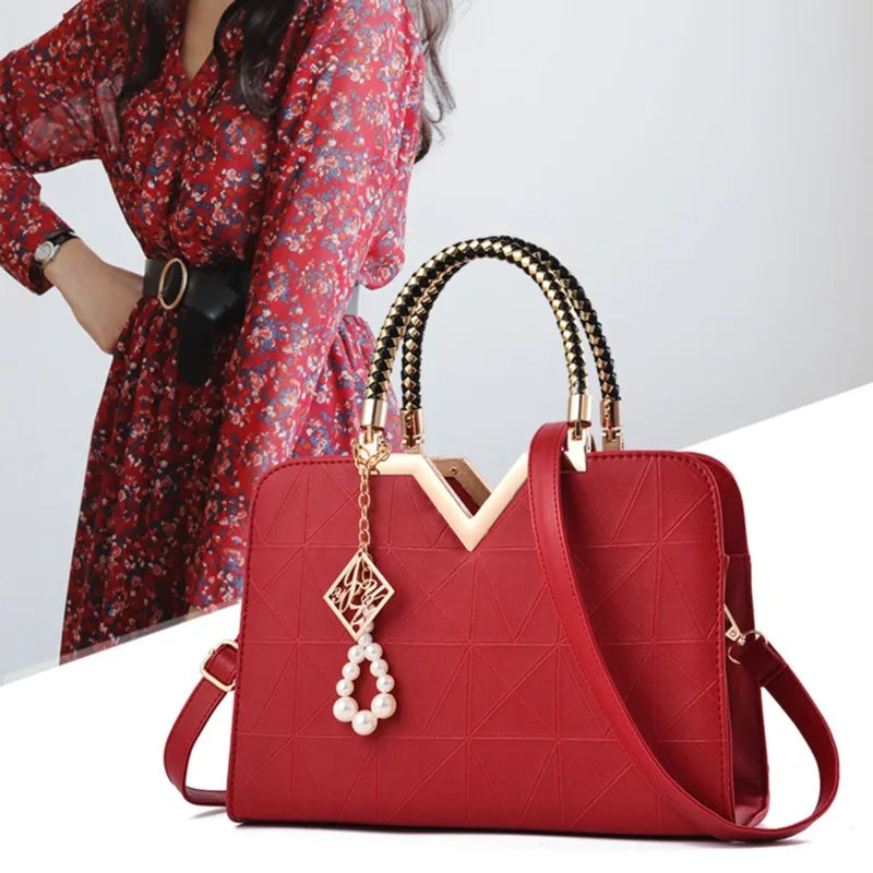 Patchwork Shoulder Messenger Bag | Luxury Elegant Handbag