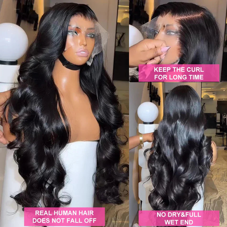 Brazilian Body Wave 13x6 / 360 HD Transparent Lace Front Wig | Pre-Plucked 13x4 Lace Front