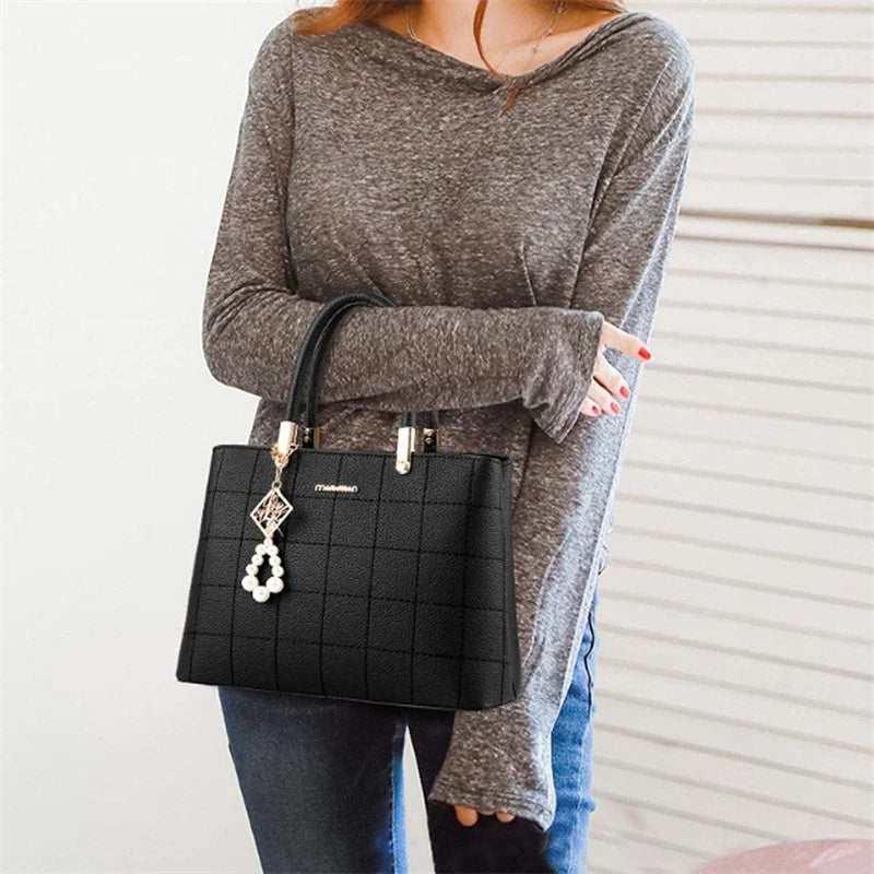 Patchwork Shoulder Messenger Bag | Luxury Elegant Handbag