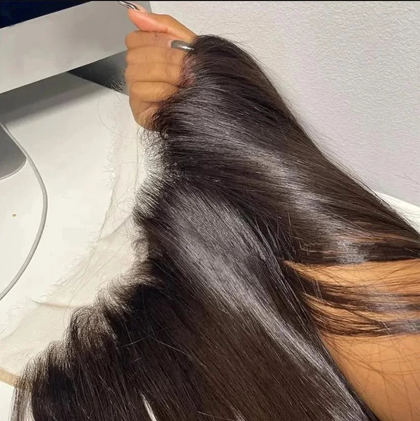 13x4 Transparent Lace Frontal | Pre-Plucked Straight & Body Wave Bleached Knots