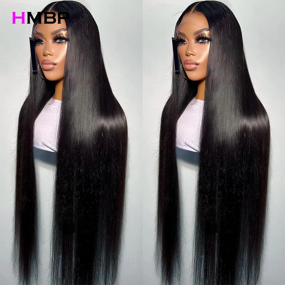 Glueless 30-34Inch Straight 13x4/13x6 HD Brazilian Preplucked Lace Front HMBP