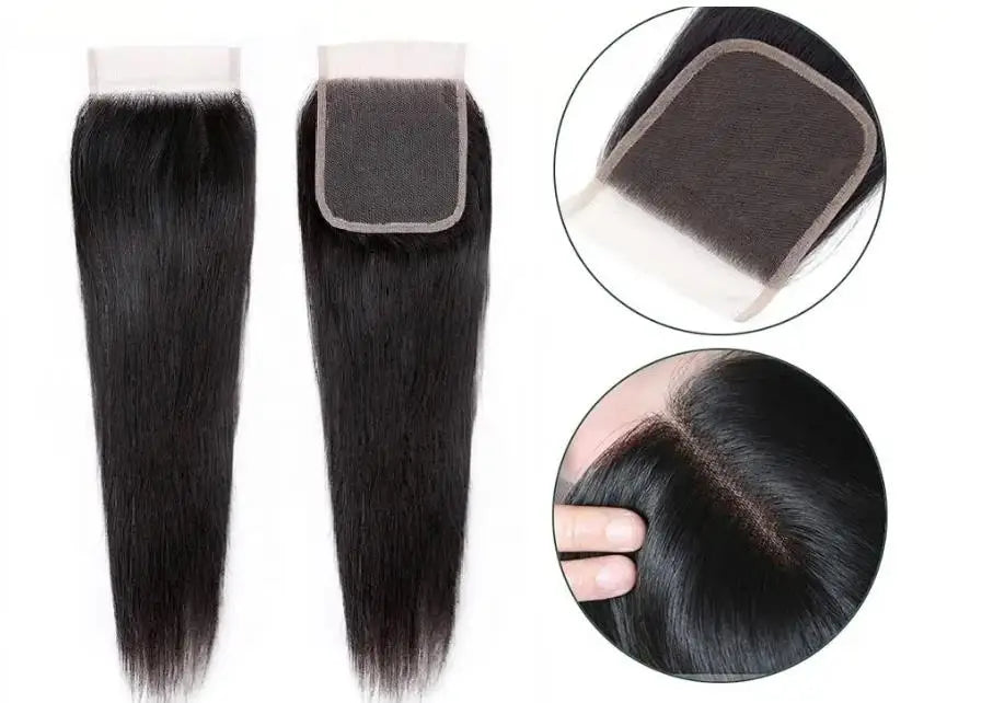 13x4 Transparent Lace Frontal | Pre-Plucked Straight & Body Wave Bleached Knots
