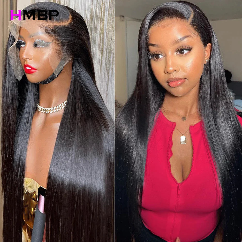 Glueless 30-34Inch Straight 13x4/13x6 HD Brazilian Preplucked Lace Front HMBP